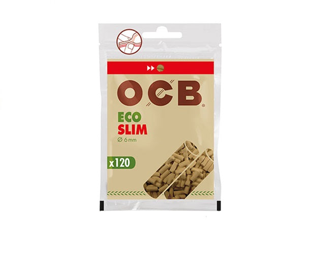 150x Filtros 100% BIO / Ecológicos para Tabaco de liar OCB Slim