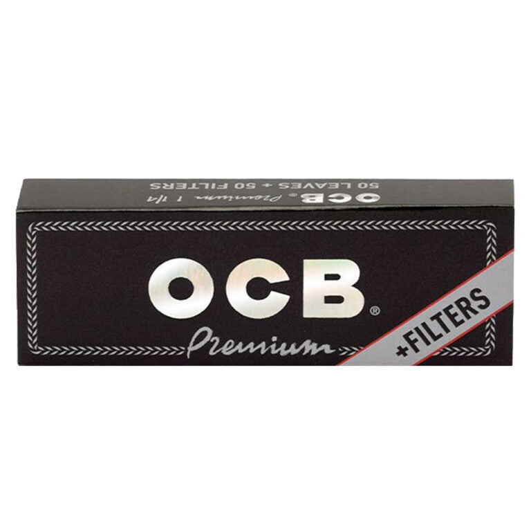 Papel OCB premium 1¼ + tips Combustión lenta