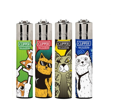 Encendedores Clipper Gatos